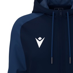 CHAQUETA FEMENINA CON CAPUCHA MACRON ATLAS COLOR AZUL MARINO