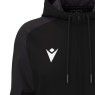 CHAQUETA FEMENINA CON CAPUCHA MACRON ATLAS COLOR NEGRO