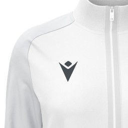 CHAQUETA DE XANDALL FEMENINA MACRON CON CREMALLERA RAMA COLOR BLANCO/GRIS