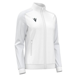 CHAQUETA DE XANDALL FEMENINA MACRON CON CREMALLERA RAMA COLOR BLANCO/GRIS