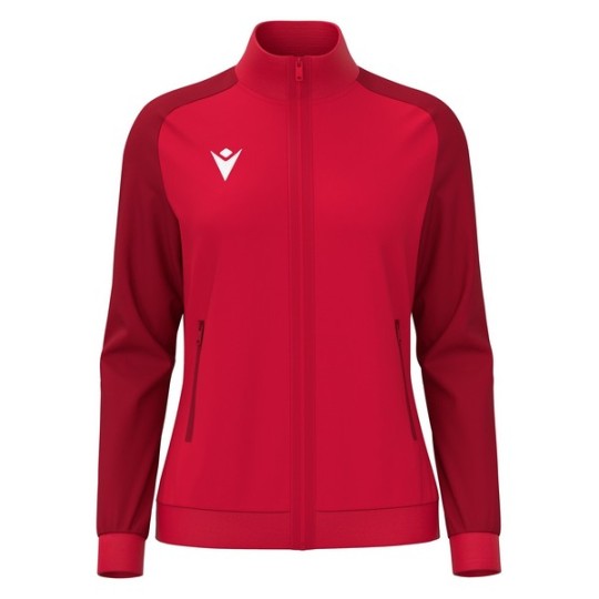 CHAQUETA DE XANDALL FEMENINA MACRON CON CREMALLERA RAMA COLOR ROJO