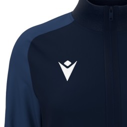 JAQUETA DE XANDALL FEMENINA MACRON AMB CREMALLERA RAMA COLOR BLAU MARÍ