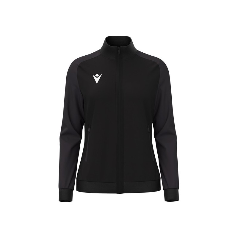 CHAQUETA DE XANDALL FEMENINA MACRON CON CREMALLERA RAMA COLOR NEGRO