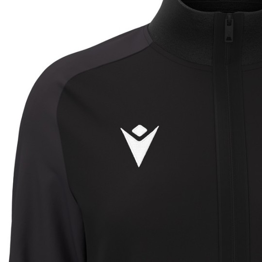 JAQUETA DE XANDALL FEMENINA MACRON AMB CREMALLERA RAMA COLOR NEGRE