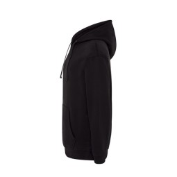 SUDADERA UNISEX CON CAPUCHA, CREMALLERA Y BOLSILLO CANGURO COLOR NEGRO