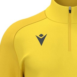 SUDADERA MACRON ISEN MEDIA CREMALLERA COLOR AMARILLO