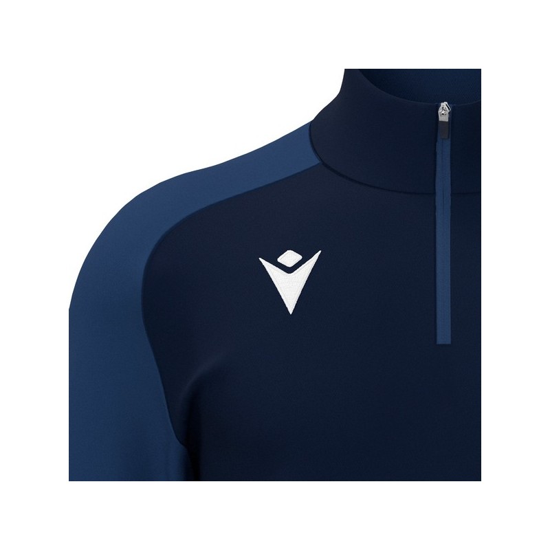 SUDADERA MACRON ISEN MEDIA CREMALLERA COLOR AZUL MARINO