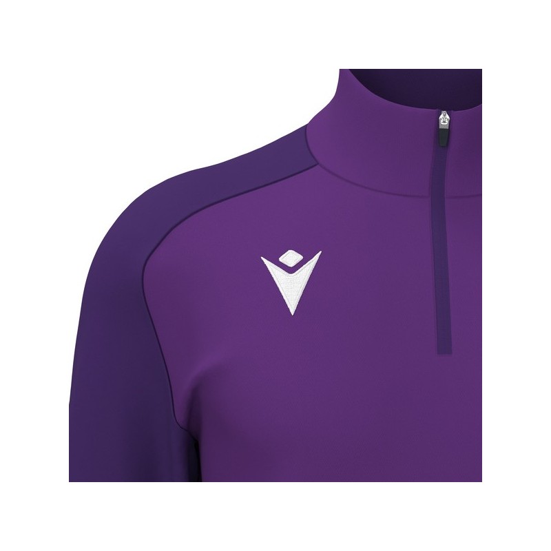 SUDADERA MACRON ISEN MEDIA CREMALLERA COLOR LILA