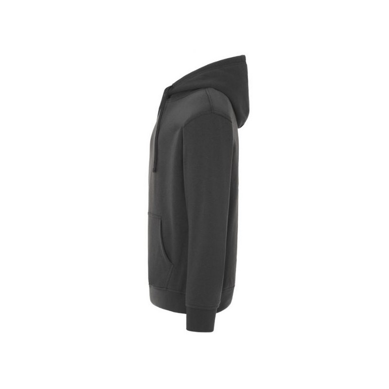 SUDADERA UNISEX CON CAPUCHA, CREMALLERA Y BOLSILLO CANGURO COLOR CHARCOAL
