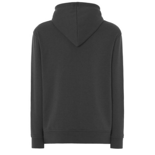 SUDADERA UNISEX CON CAPUCHA, CREMALLERA Y BOLSILLO CANGURO COLOR CHARCOAL