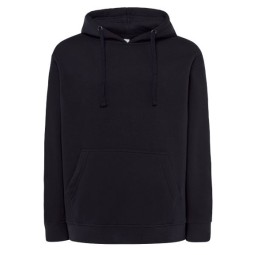SUDADERA UNISEX CON CAPUCHA, CREMALLERA Y BOLSILLO CANGURO COLOR AZUL MARINO