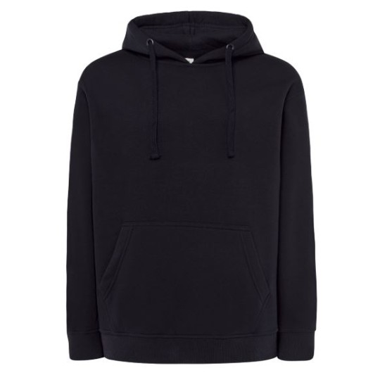 SUDADERA UNISEX CON CAPUCHA, CREMALLERA Y BOLSILLO CANGURO COLOR AZUL MARINO