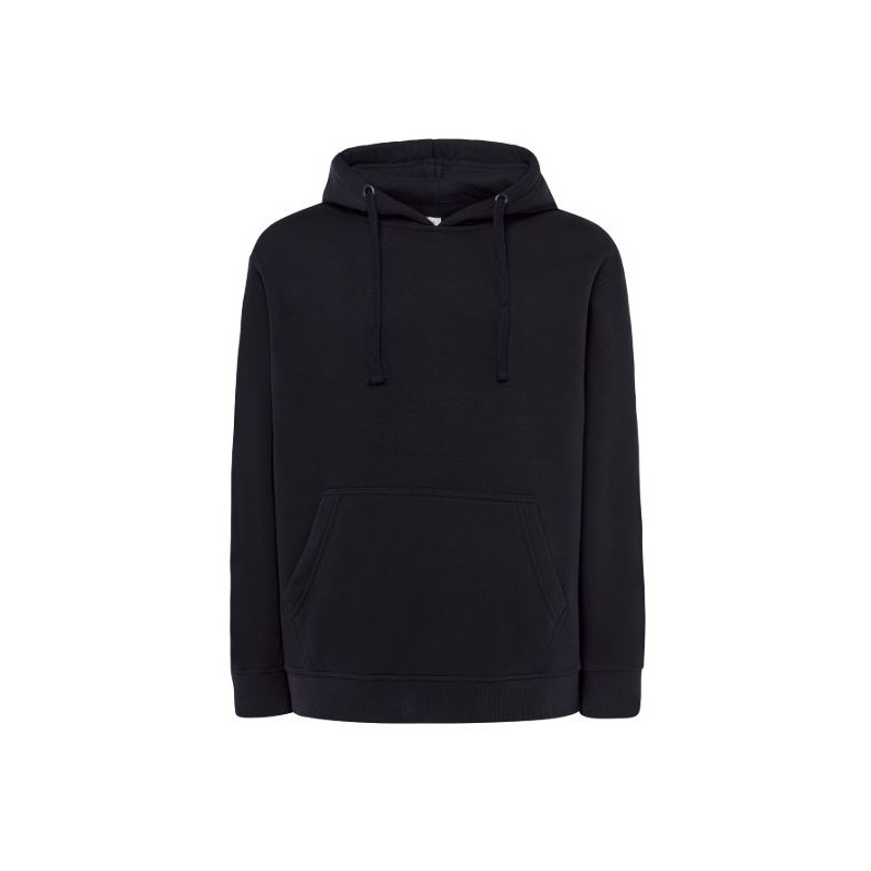 SUDADERA UNISEX CON CAPUCHA, CREMALLERA Y BOLSILLO CANGURO COLOR AZUL MARINO