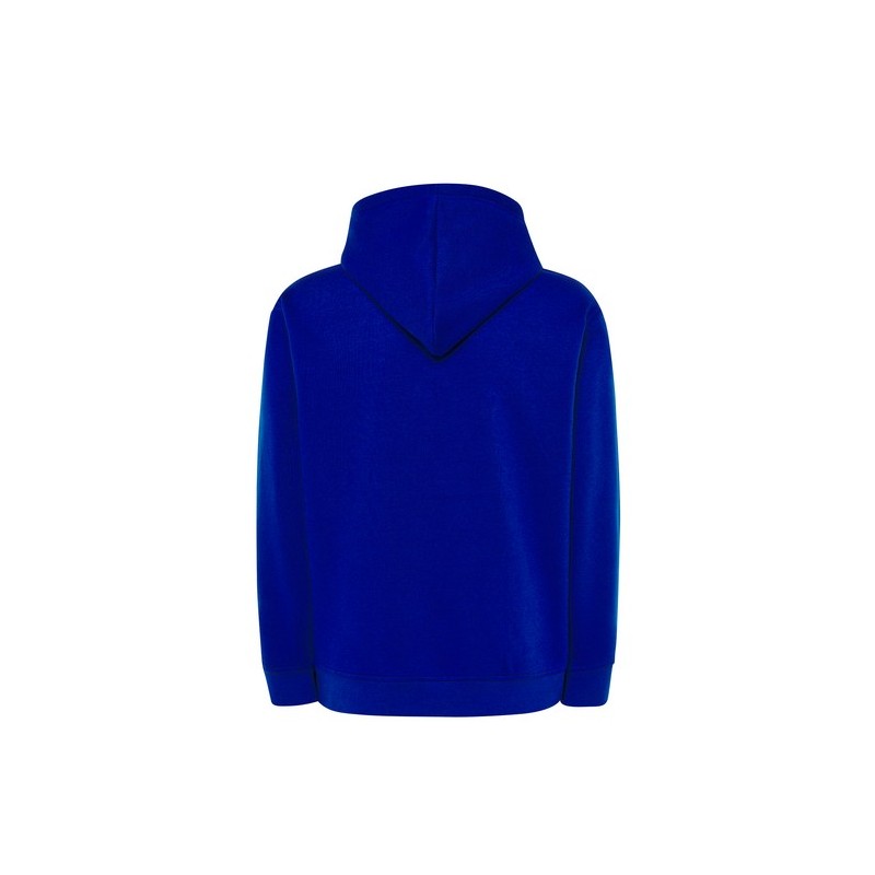 SUDADERA UNISEX CON CAPUCHA, CREMALLERA Y BOLSILLO CANGURO COLOR AZUL ROYAL