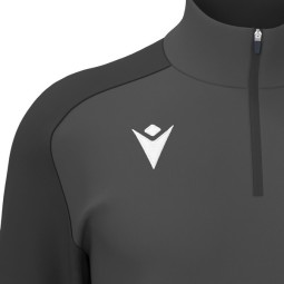 SUDADERA MACRON ISEN MEDIA CREMALLERA COLOR GRIS