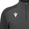 SUDADERA MACRON ISEN MEDIA CREMALLERA COLOR GRIS
