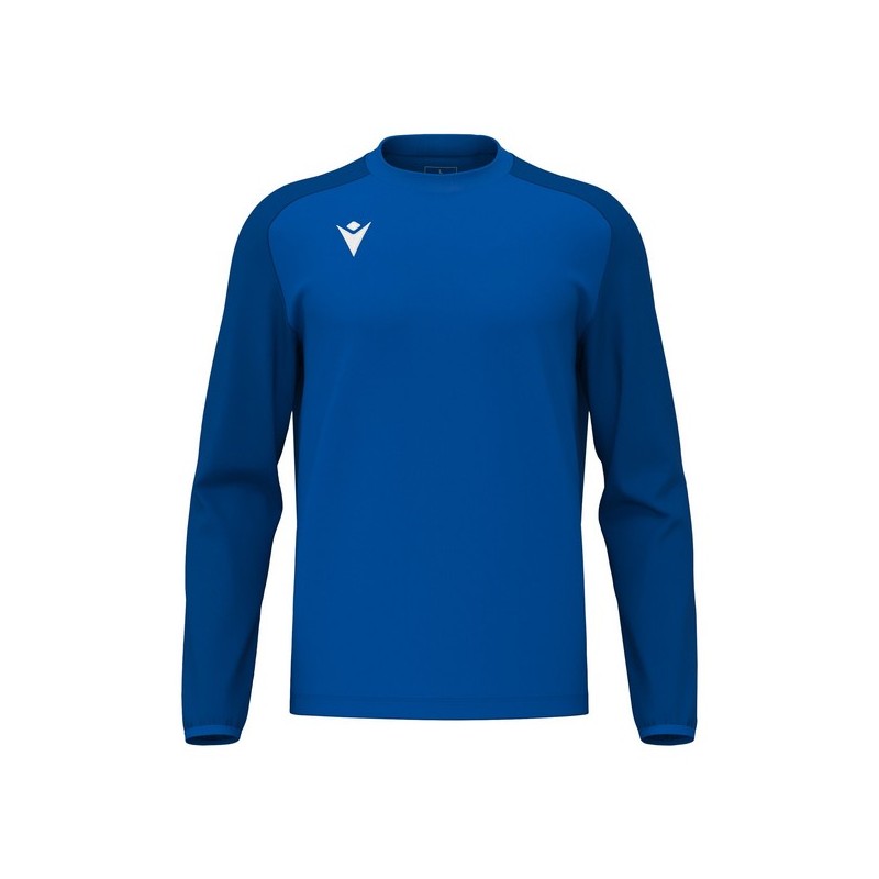 SUDADERA MACRON DE CUELLO REDONDO THALOS COLOR AZUL REAL