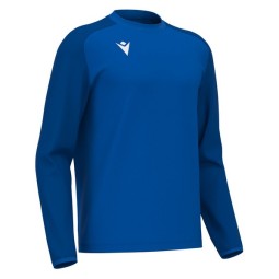 SUDADERA MACRON DE CUELLO REDONDO THALOS COLOR AZUL REAL