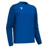 SUDADERA MACRON DE CUELLO REDONDO THALOS COLOR AZUL REAL