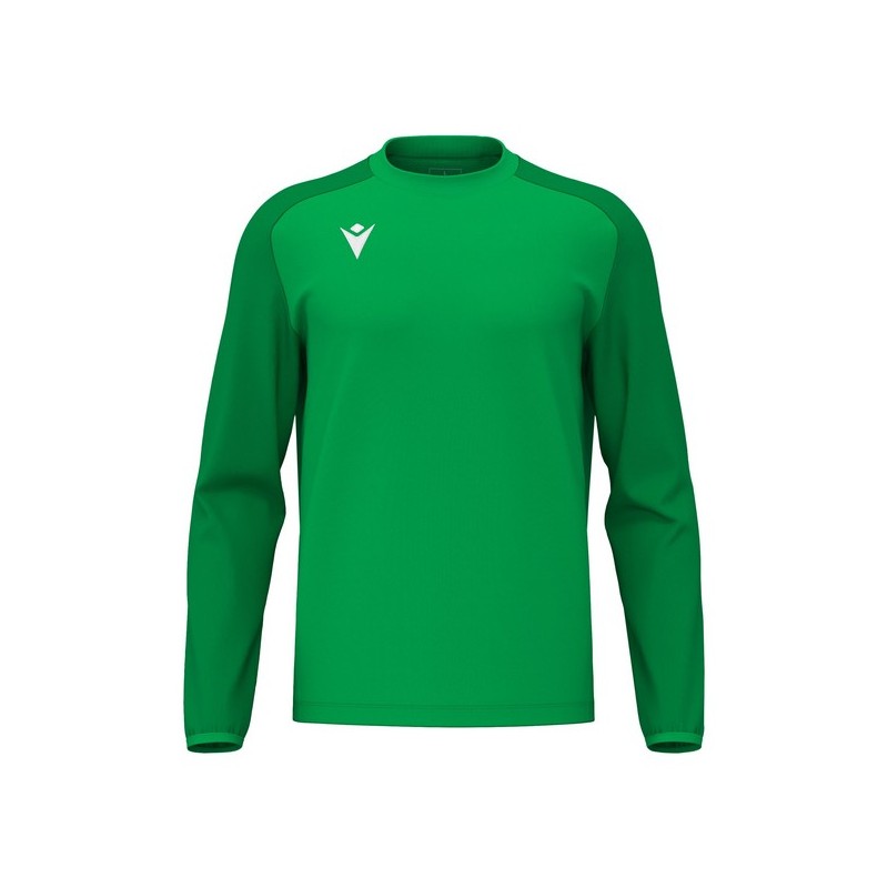 SUDADERA MACRON DE CUELLO REDONDO THALOS COLOR VERDE