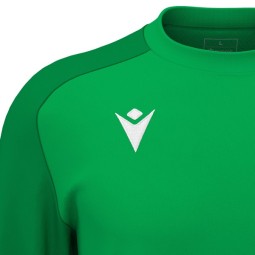 SUDADERA MACRON DE CUELLO REDONDO THALOS COLOR VERDE