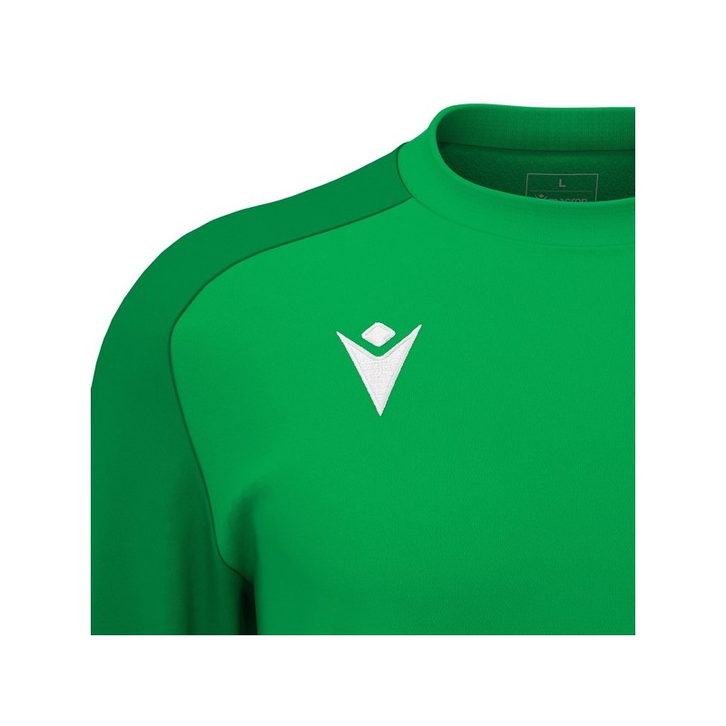 SUDADERA MACRON DE CUELLO REDONDO THALOS COLOR VERDE
