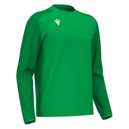 SUDADERA MACRON DE CUELLO REDONDO THALOS COLOR VERDE