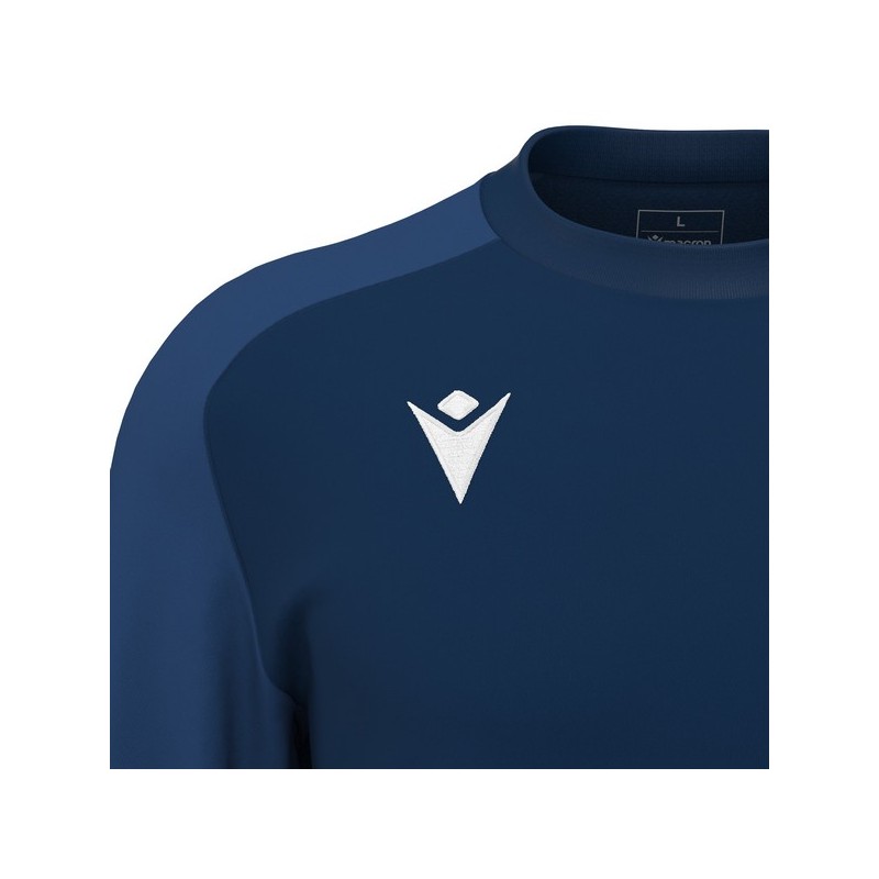 SUDADERA MACRON DE CUELLO REDONDO THALOS COLOR AZUL MARINO