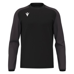SUDADERA MACRON DE CUELLO REDONDO THALOS COLOR NEGRO