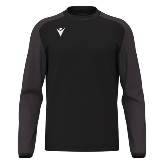 SUDADERA MACRON DE CUELLO REDONDO THALOS COLOR NEGRO