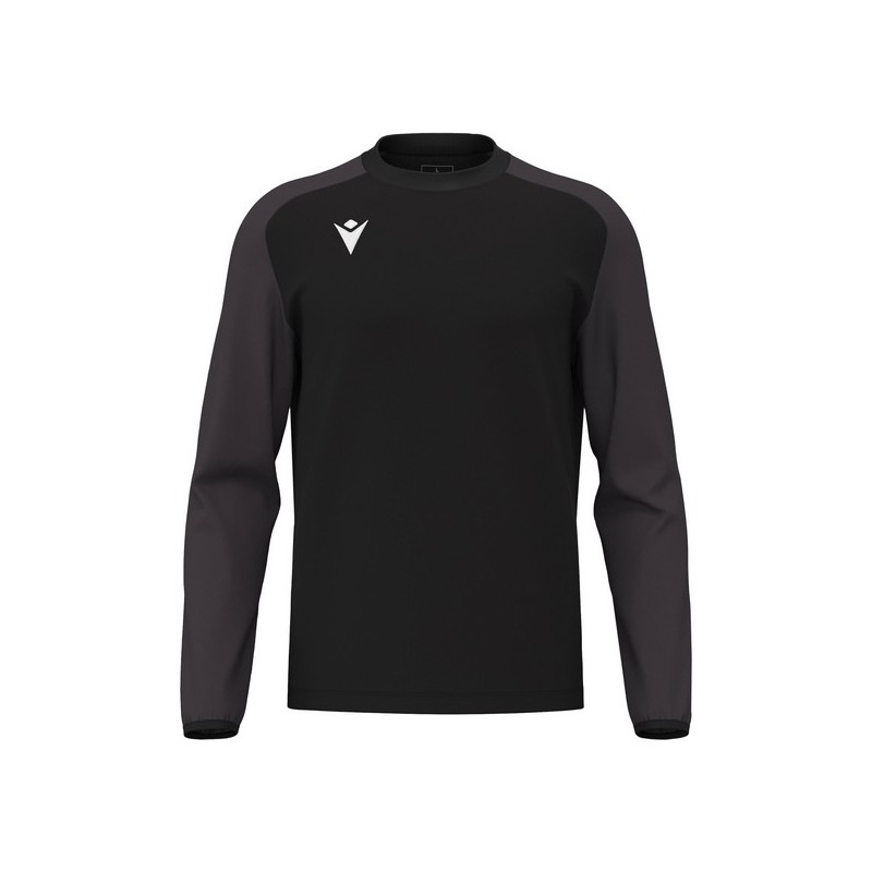 SUDADERA MACRON DE CUELLO REDONDO THALOS COLOR NEGRO