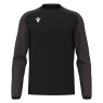 SUDADERA MACRON DE CUELLO REDONDO THALOS COLOR NEGRO