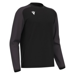 SUDADERA MACRON DE CUELLO REDONDO THALOS COLOR NEGRO