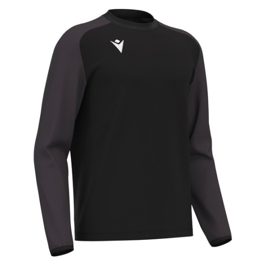 SUDADERA MACRON DE CUELLO REDONDO THALOS COLOR NEGRO