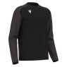 SUDADERA MACRON DE CUELLO REDONDO THALOS COLOR NEGRO