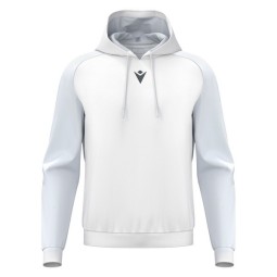 SUDADERA CON CAPUCHA MACRON HORN COLOR BLANCO/GRIS