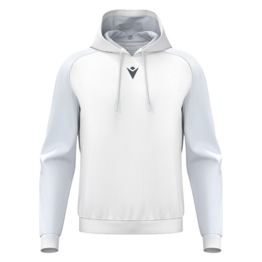 SUDADERA CON CAPUCHA MACRON HORN COLOR BLANCO/GRIS