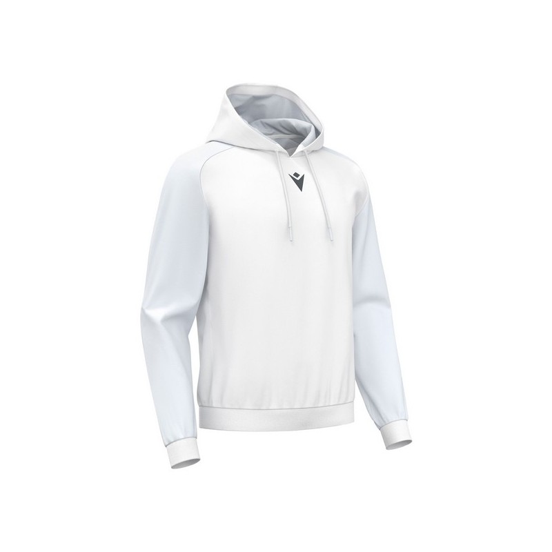 DESSUADORA AMB CAPUTXA MACRON HORN COLOR BLANC/GRIS