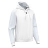 SUDADERA CON CAPUCHA MACRON HORN COLOR BLANCO/GRIS