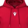 SUDADERA CON CAPUCHA MACRON HORN COLOR ROJO