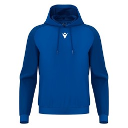 SUDADERA CON CAPUCHA MACRON HORN COLOR AZUL REAL