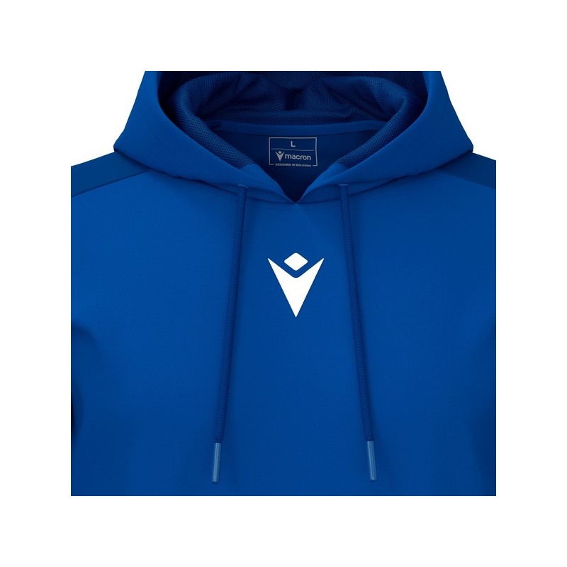 DESSUADORA AMB CAPUTXA MACRON HORN COLOR BLAU ROYAL