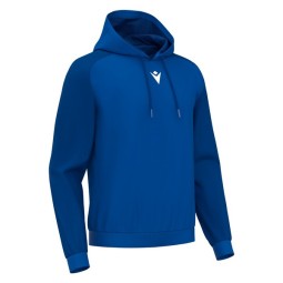 SUDADERA CON CAPUCHA MACRON HORN COLOR AZUL REAL