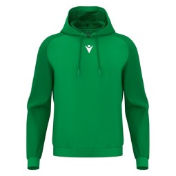 SUDADERA CON CAPUCHA MACRON HORN COLOR VERDE