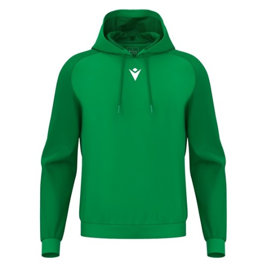 SUDADERA CON CAPUCHA MACRON HORN COLOR VERDE
