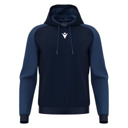 SUDADERA CON CAPUCHA MACRON HORN COLOR AZUL MARINO