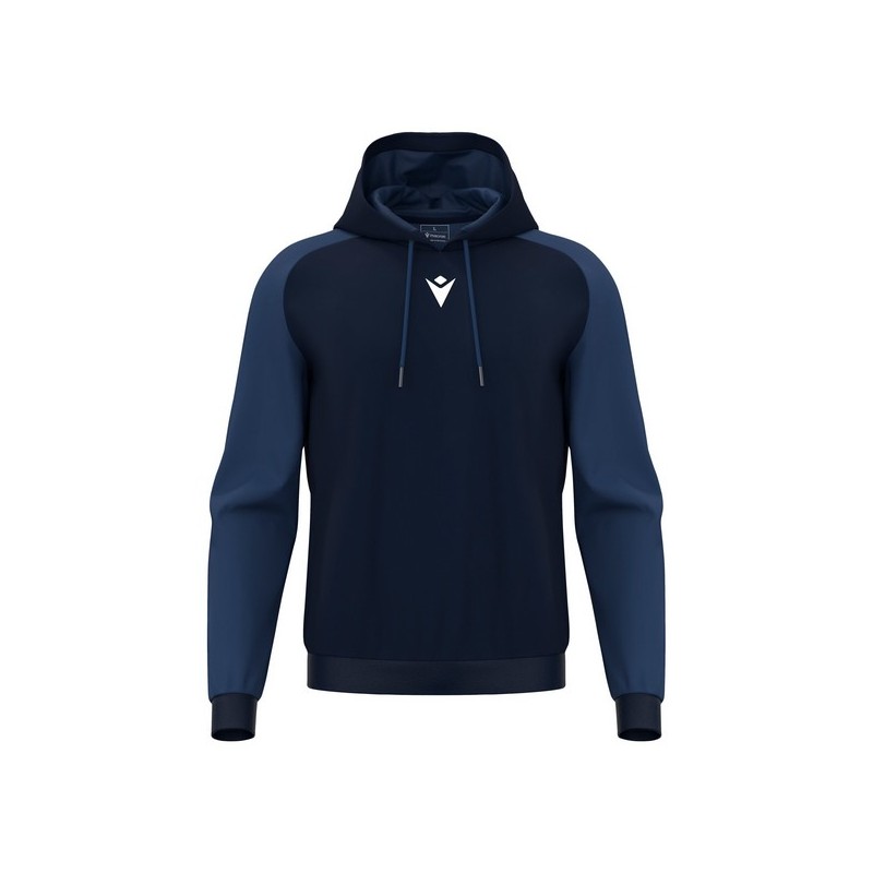SUDADERA CON CAPUCHA MACRON HORN COLOR AZUL MARINO