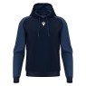 SUDADERA CON CAPUCHA MACRON HORN COLOR AZUL MARINO