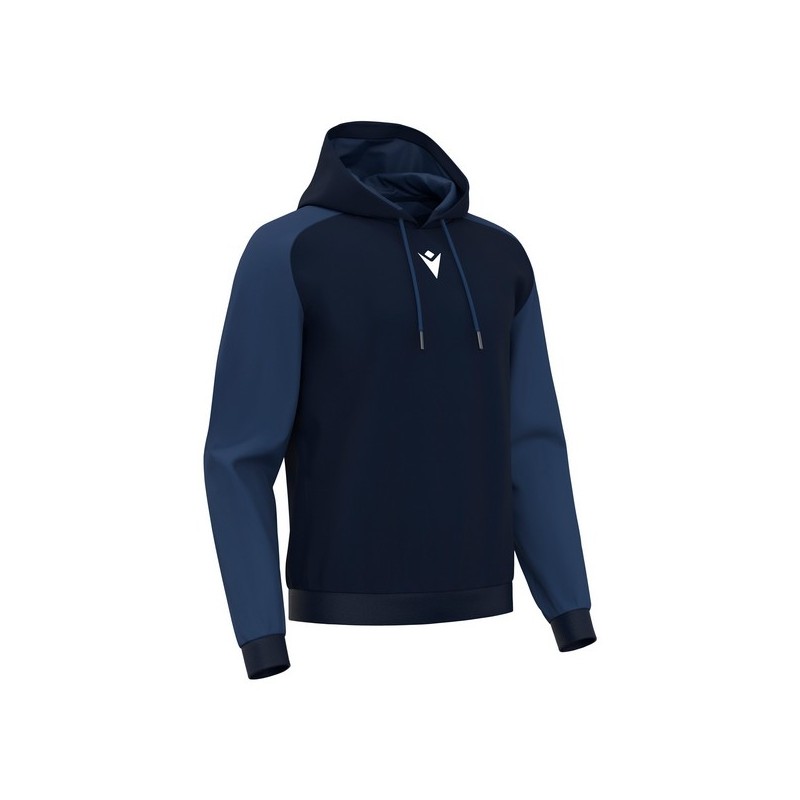 SUDADERA CON CAPUCHA MACRON HORN COLOR AZUL MARINO