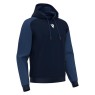 SUDADERA CON CAPUCHA MACRON HORN COLOR AZUL MARINO